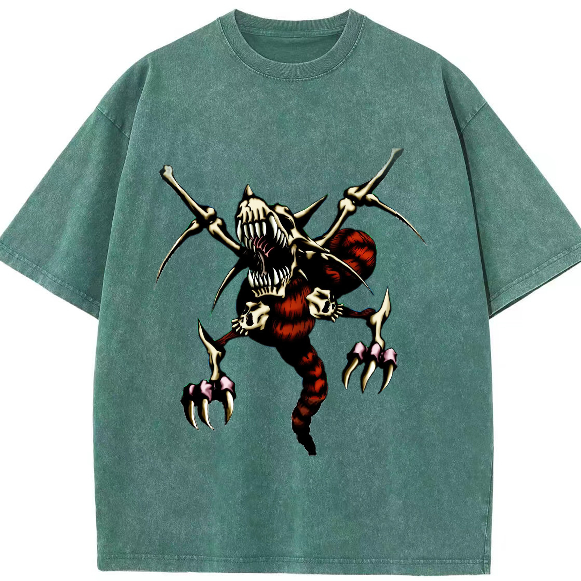 （画像用） 遊☆戯☆王 Yu-Gi-Oh! 綿100% ヴィンテージ風 半袖Tシャツ（フロントプリント）